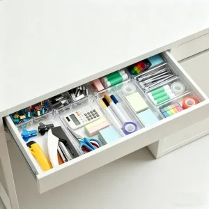 Transparent Drawer Storage Organizer Bins – Set of 1 or 8