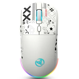 3-Mode RGB Gaming Mouse – Bluetooth, 2.4G Wireless & Wired, Rechargeable