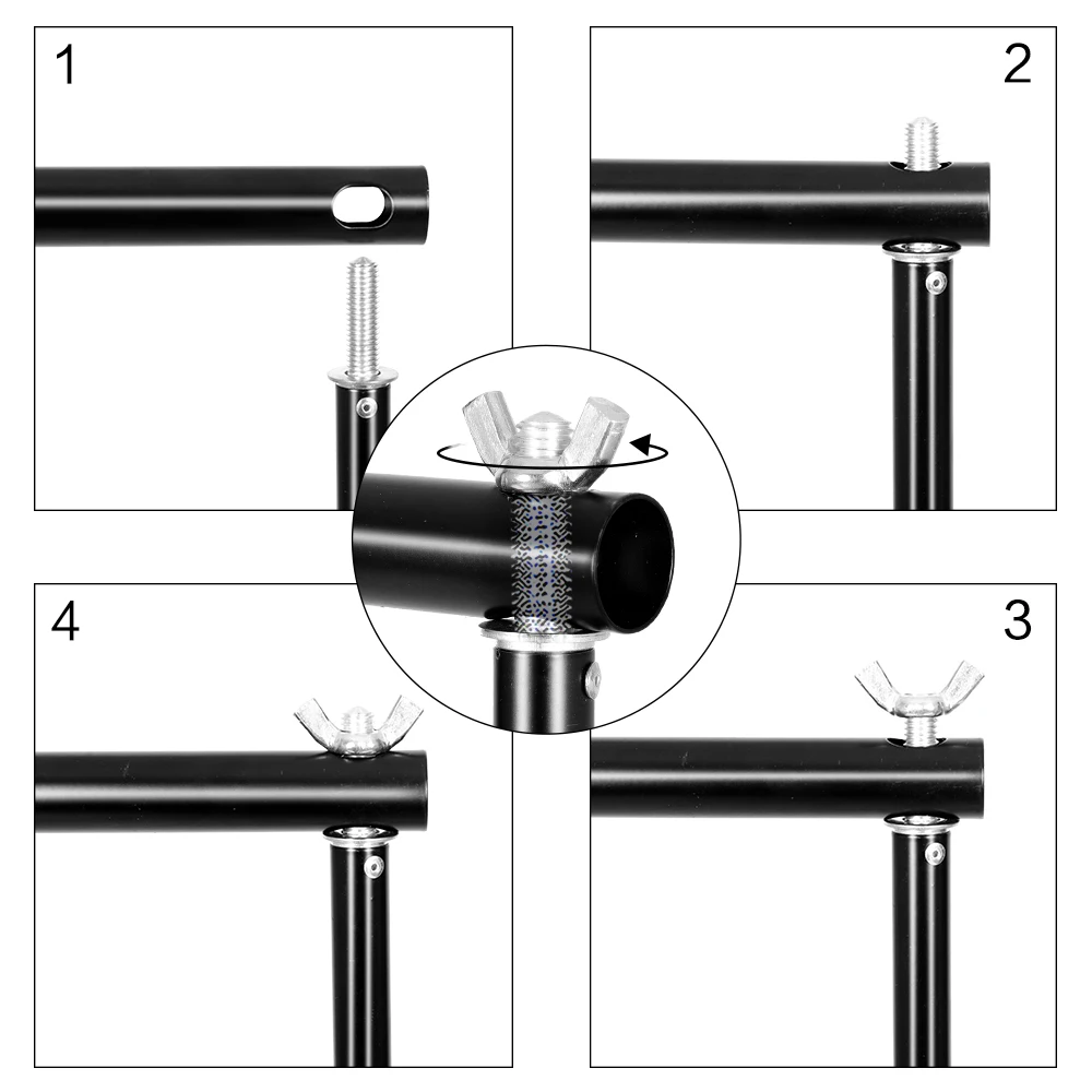 SH Photography Background Backdrop Stand Support Picture Canvas Frame System Kit With Carry Case For Muslin Photo Video Studio - Image 5