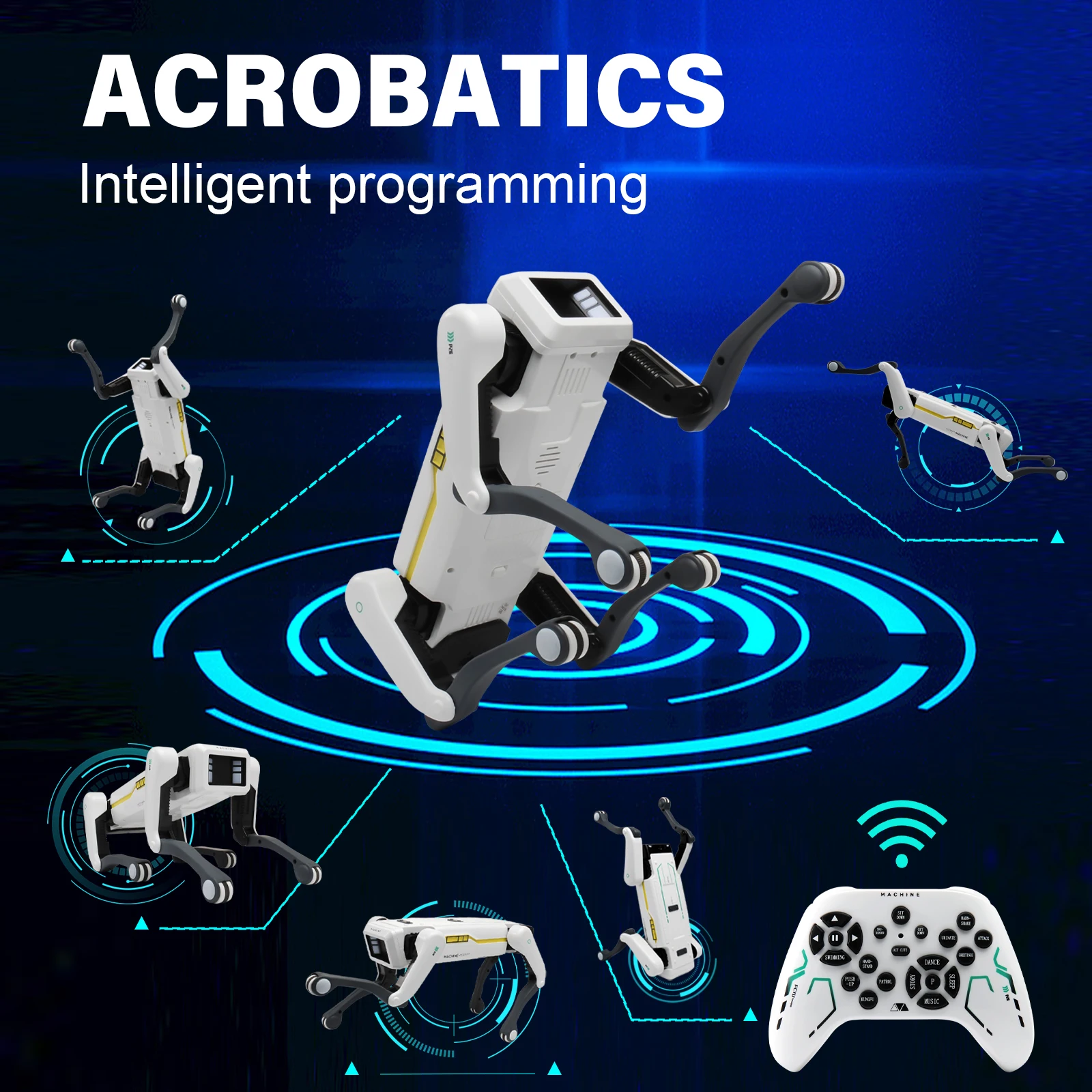 AI RC Robot Dog with Voice Control, App & Programming for Kids - Image 3