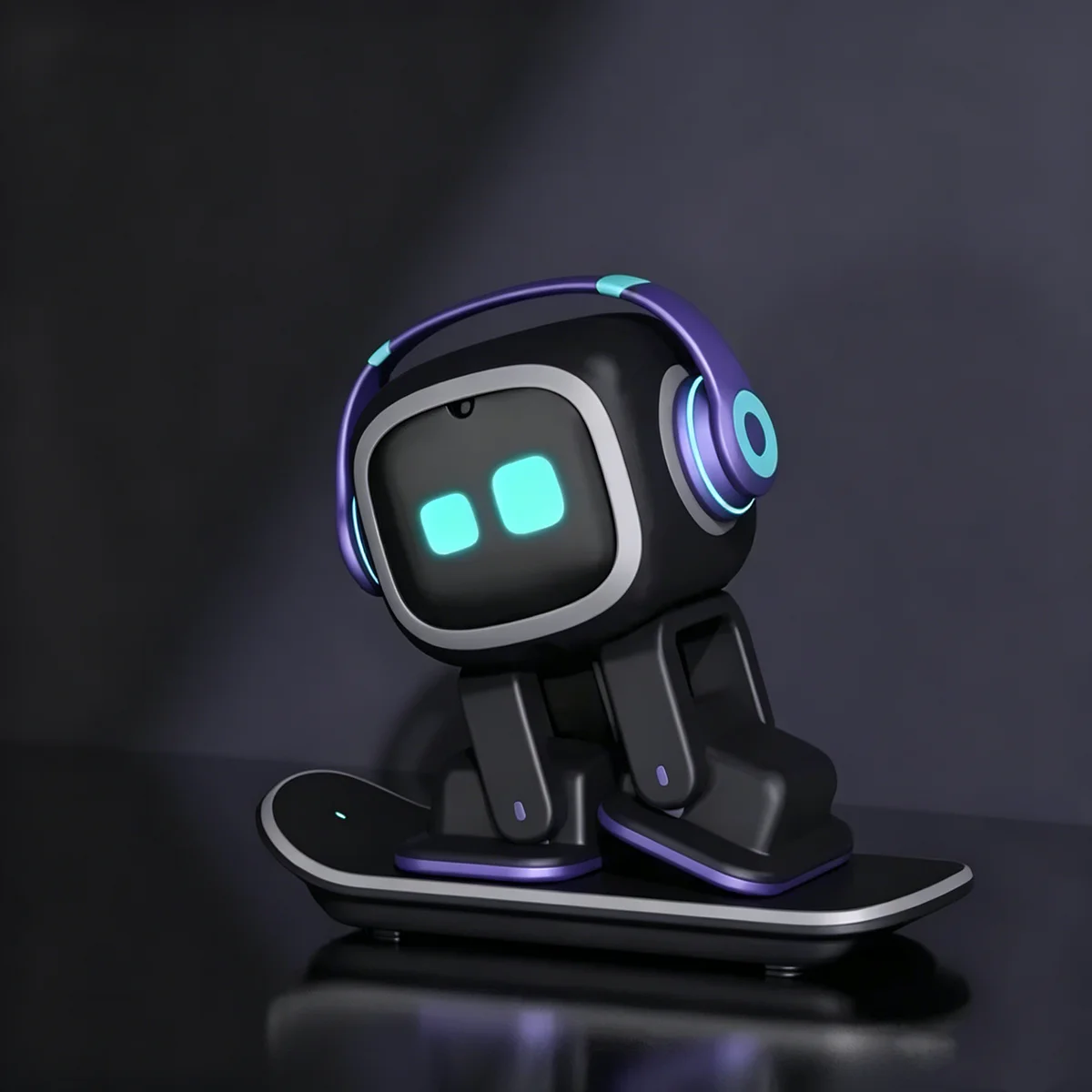 Emo AI Robot with Voice Recognition – Smart Desktop Pet for Kids - Image 2