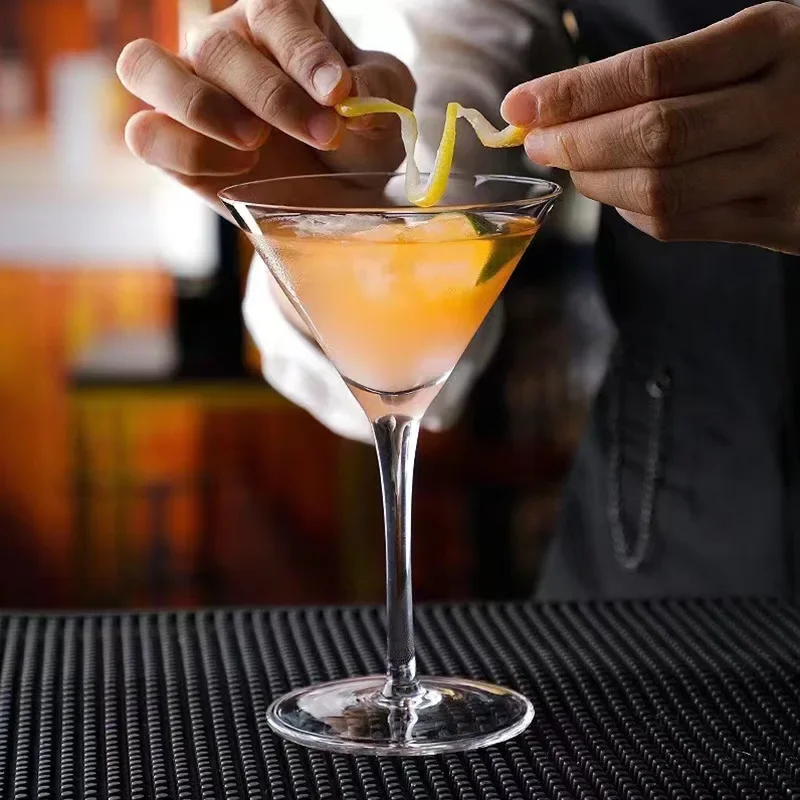 Triangle Martini Cocktail Glass – Creative Tall Bar Glass - Image 4