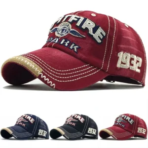 Embroidered Letter Snapback Baseball Cap – Unisex Cotton Sports Hat