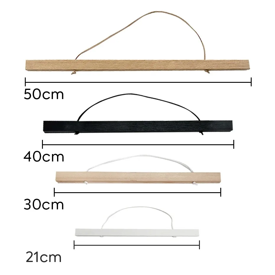 Magnetic Wood Poster Hanger Frame for Wall Art & Home Decor - Image 6