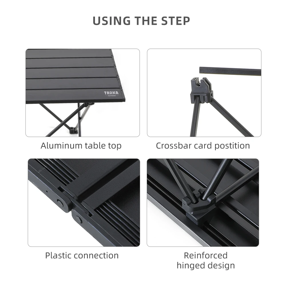 Portable Folding Aluminium Camping Table for Outdoor & Picnic - Image 3