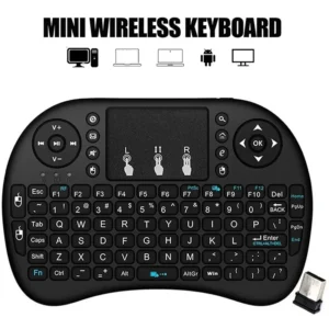 Mini Wireless Handheld Keyboard with Touchpad – 2.4G & Bluetooth
