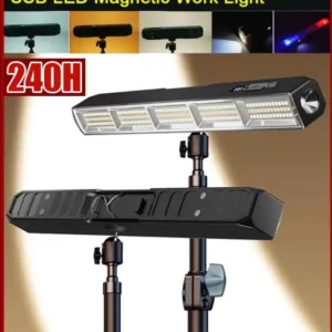 Magnetic LED Work Light Bar – USB Rechargeable, 3 Modes, Waterproof
