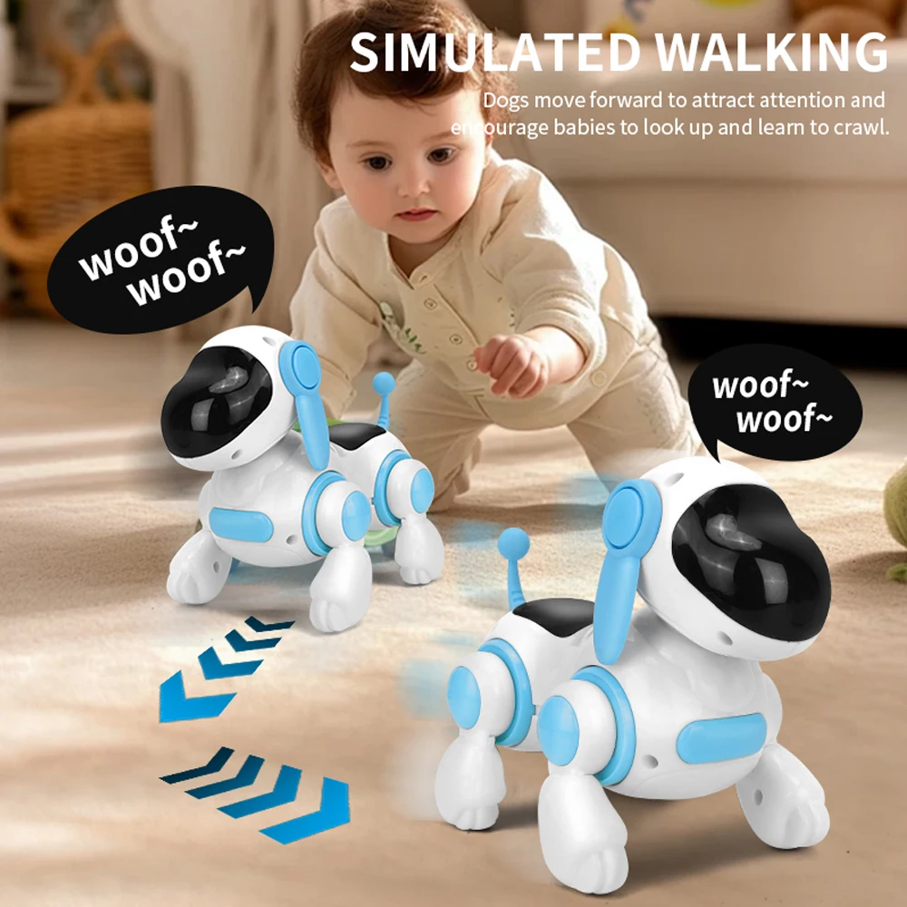 Smart Interactive Robotic Dog Toy with Lights, Sounds & Music Smart Interactive Robotic Dog Toy with Lights, Sounds & Music