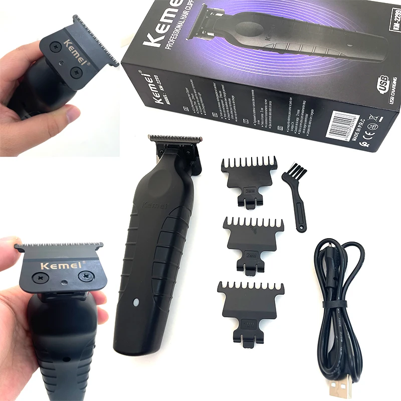 Kemei KM-2299 Professional Hair Clipper USB Rechargeable 1200mAh - Image 6