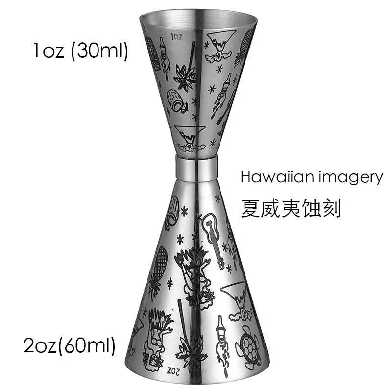 Japanese Style Stainless Steel Cocktail Jigger for Bartenders - Image 4