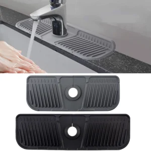 Silicone Faucet Mat – Sink Splash Guard & Countertop Protector