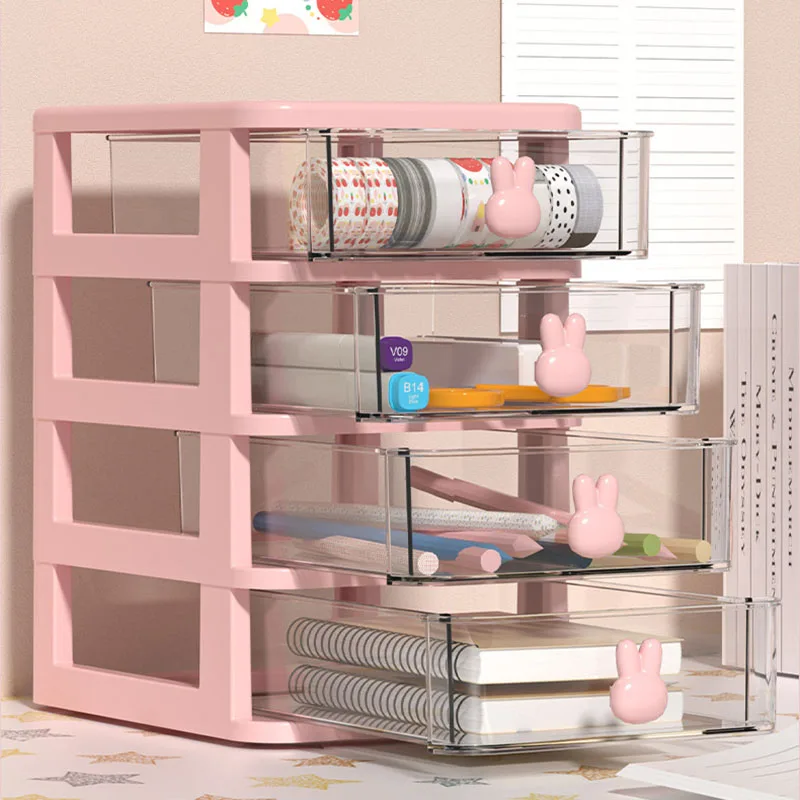 Clear Stacking Drawer Organizer – Modular Desktop Storage Box - Image 3
