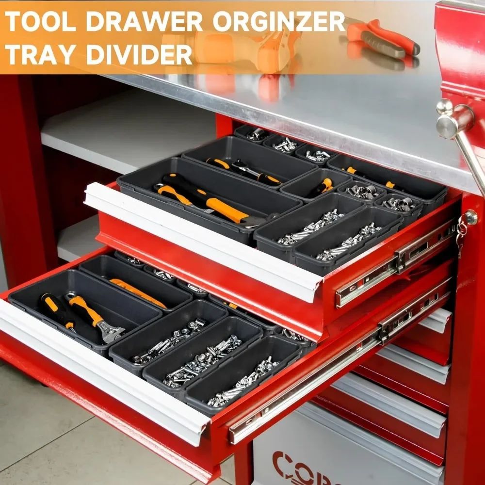 Interlocking Desk Drawer Organizer Tray Set – 5 Sizes - Image 6