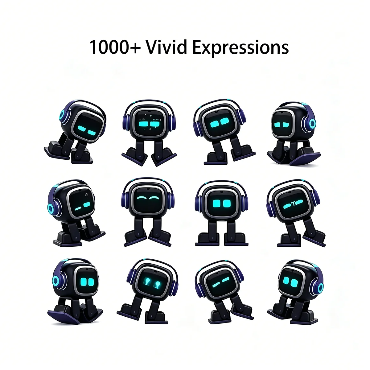 Emo AI Robot with Voice Recognition – Smart Desktop Pet for Kids - Image 6