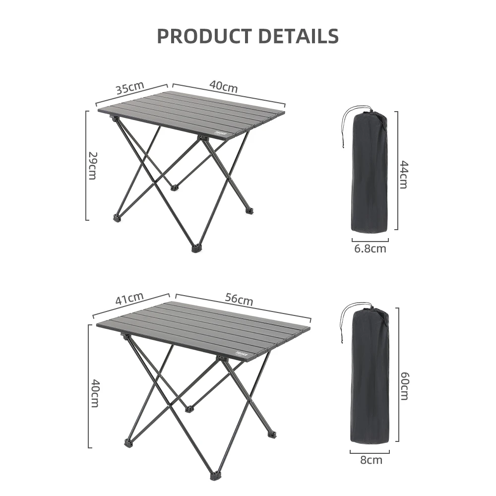 Portable Folding Aluminium Camping Table for Outdoor & Picnic - Image 2