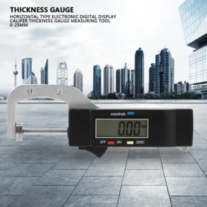 Digital Thickness Gauge with LCD Display – 0-25mm Range