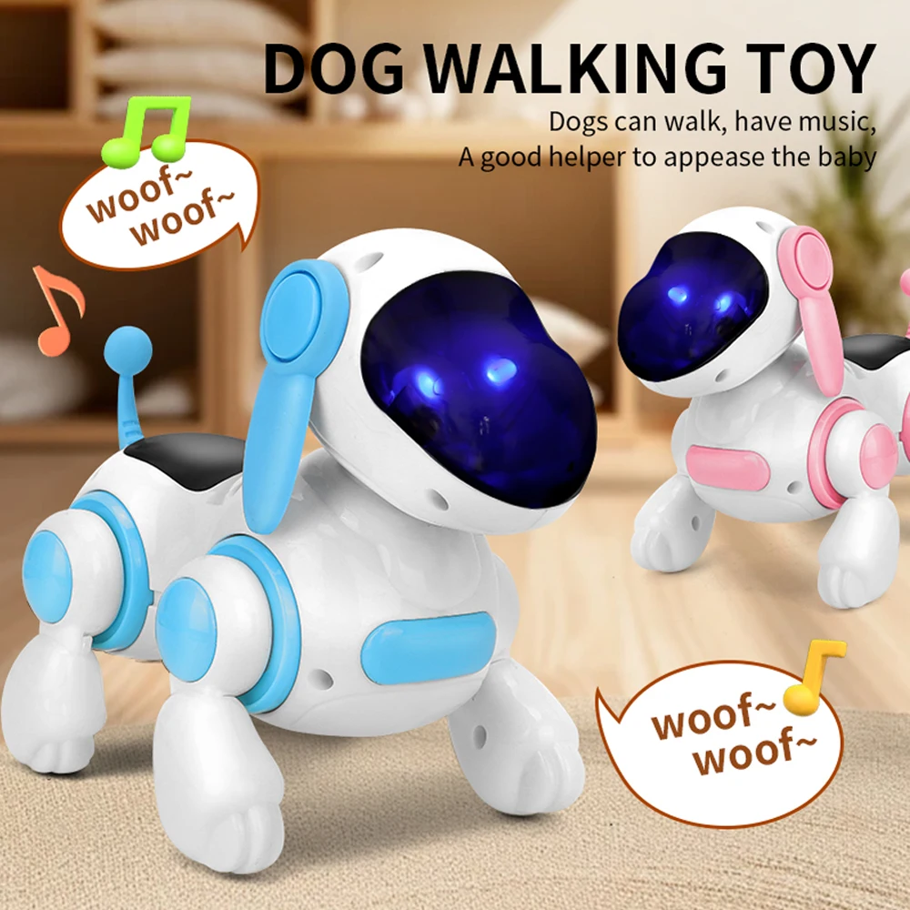 Smart Interactive Robotic Dog Toy with Lights, Sound & Music Smart Interactive Robotic Dog Toy with Lights, Sound & Music
