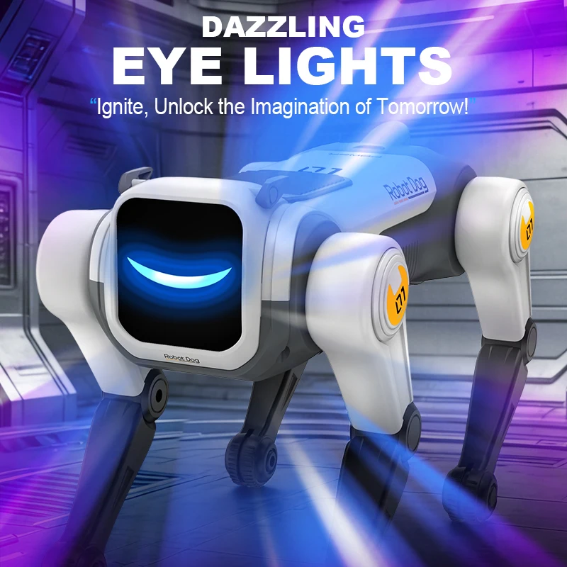 RC Smart Robot Dog with Voice Command, Dancing & Stunt Moves - Image 4