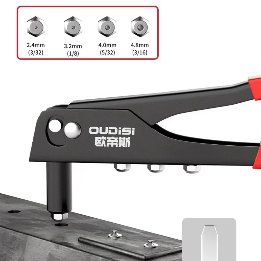 Heavy Duty Hand Rivet Gun Kit with 100 Pop Rivets Included - Image 4