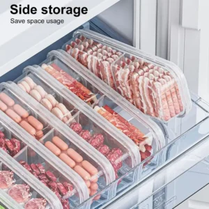 BPA-Free Breathable Food Storage Box for Fridge & Kitchen