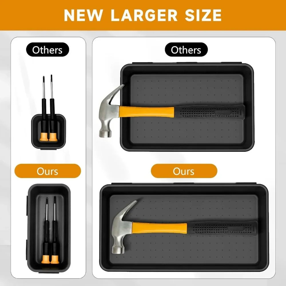 Interlocking Desk Drawer Organizer Tray Set – 5 Sizes - Image 3