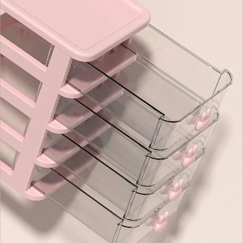 Clear Stacking Drawer Organizer – Modular Desktop Storage Box - Image 5