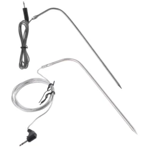 Stainless Steel Replacement Meat Thermometer Probe for Oven and Grill