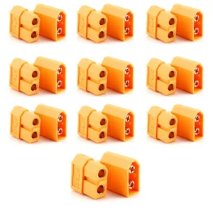 XT60 Male & Female Bullet Connectors for RC LiPo – 5 Pairs