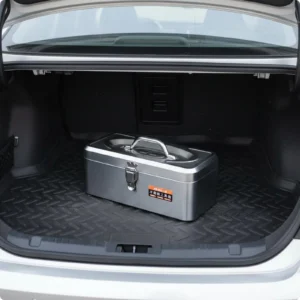 Heavy Duty Stainless Steel Tool Box for Workshop & Car Trunk