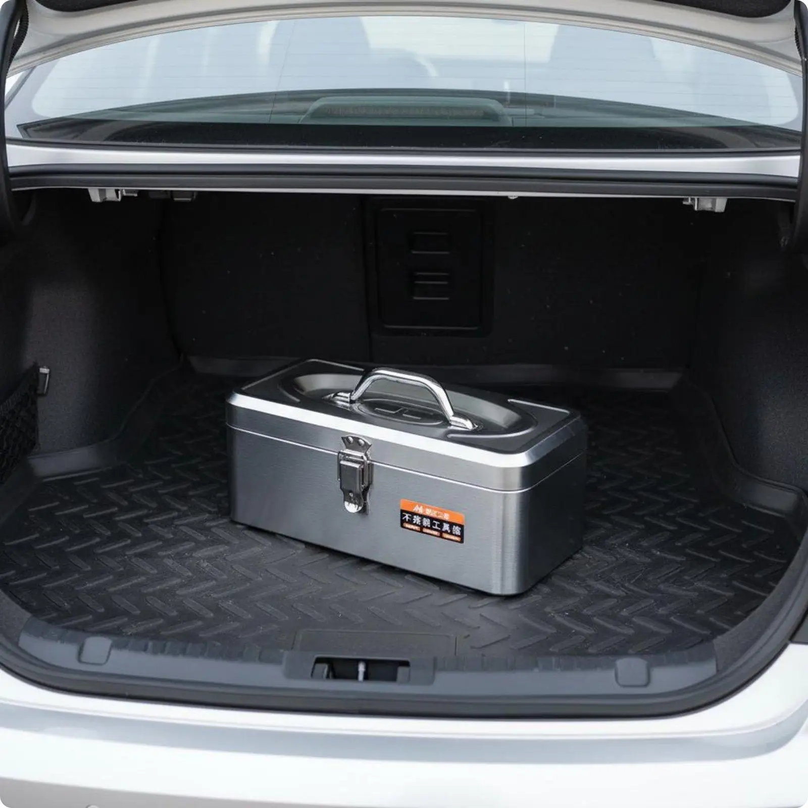 Heavy Duty Stainless Steel Tool Box for Workshop & Car Trunk Heavy Duty Stainless Steel Tool Box for Workshop & Car Trunk