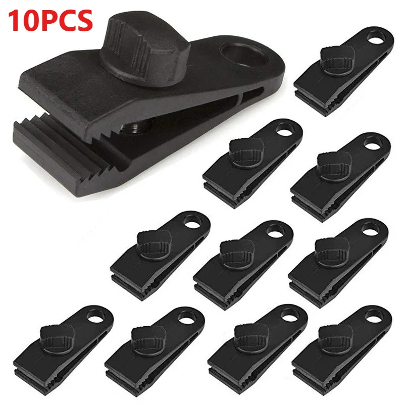 Windproof Tarp Clamps with Rotating Jaw Grip – 10-Pack Windproof Tarp Clamps with Rotating Jaw Grip – 10-Pack
