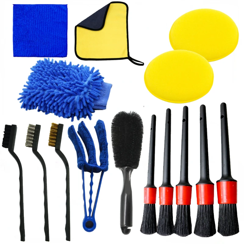 Car Detailing Brush Set for Vents, Gaps & Wheels Car Detailing Brush Set for Vents, Gaps & Wheels