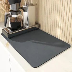 Super Absorbent Kitchen Dish Drying Mat with Non-Slip Backing