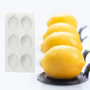 3D Lemon Shape Silicone Mold for Mousse Cake and Desserts