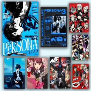 Persona 3 Anime Poster – Waterproof Self-Stick Wall Decor