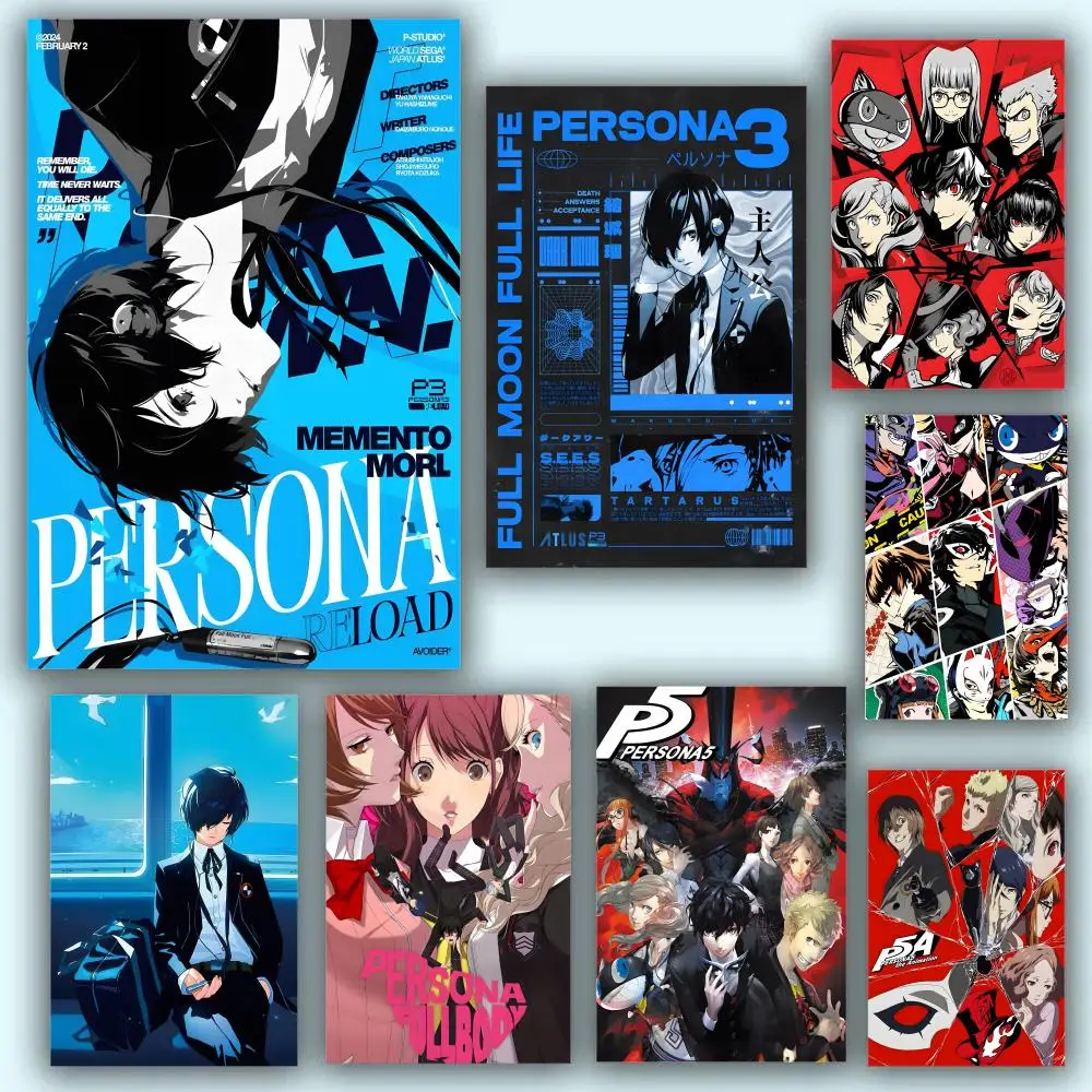 Persona 3 Anime Poster – Waterproof Self-Stick Wall Decor Persona 3 Anime Poster – Waterproof Self-Stick Wall Decor