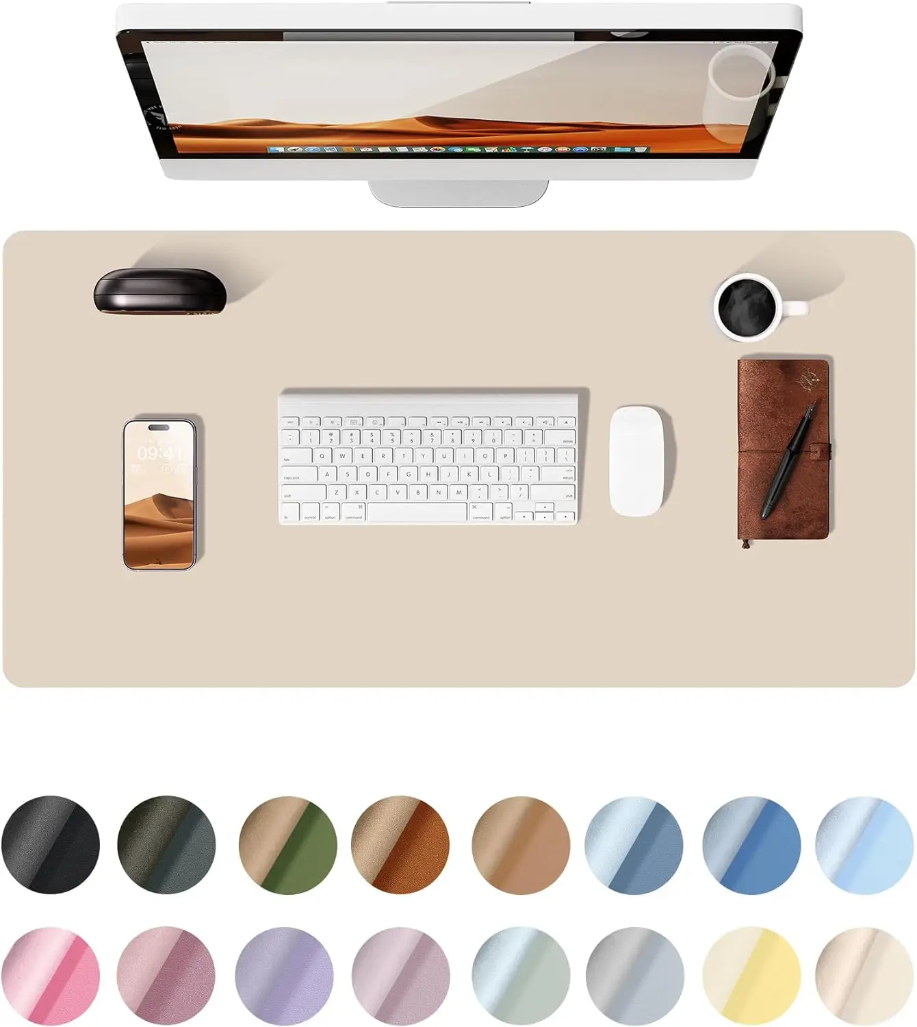 PU Leather Desk Pad – Non-Slip Large Mouse Pad & Desk Protector PU Leather Desk Pad – Non-Slip Large Mouse Pad & Desk Protector