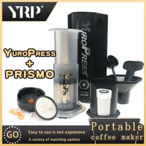 Portable Air Press Coffee Maker with 64mm Paper Filters – 350 Pack
