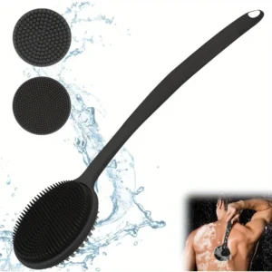 Silicone Back Scrubber Brush with Long Handle