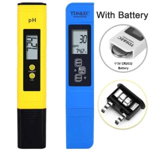 Digital pH & TDS Meter Combo – Water Quality Tester