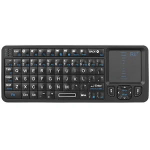 Rii K06 Mini Backlit Wireless Keyboard with Touchpad & IR Learning