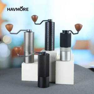 Manual Burr Coffee Grinder with Stainless Steel Burrs