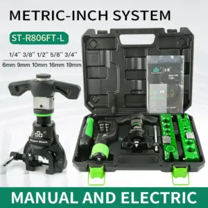 Copper Pipe Flaring and Expander Tool Set for HVAC