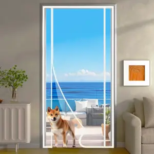 Magnetic Screen Door with Fiberglass Mesh – Custom Size, Washable