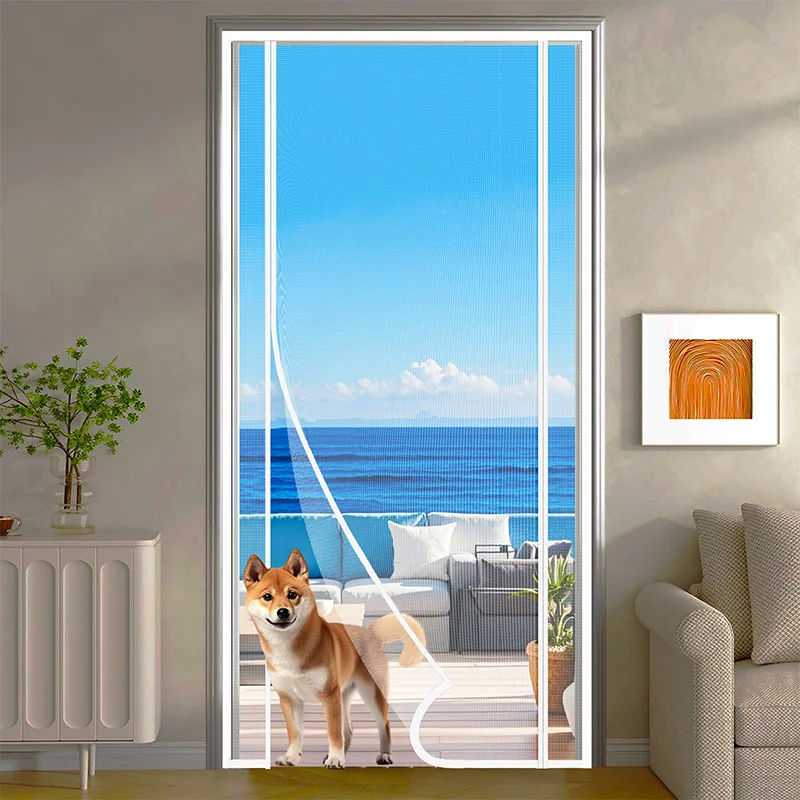 Magnetic Screen Door with Fiberglass Mesh – Custom Size, Washable Magnetic Screen Door with Fiberglass Mesh – Custom Size, Washable