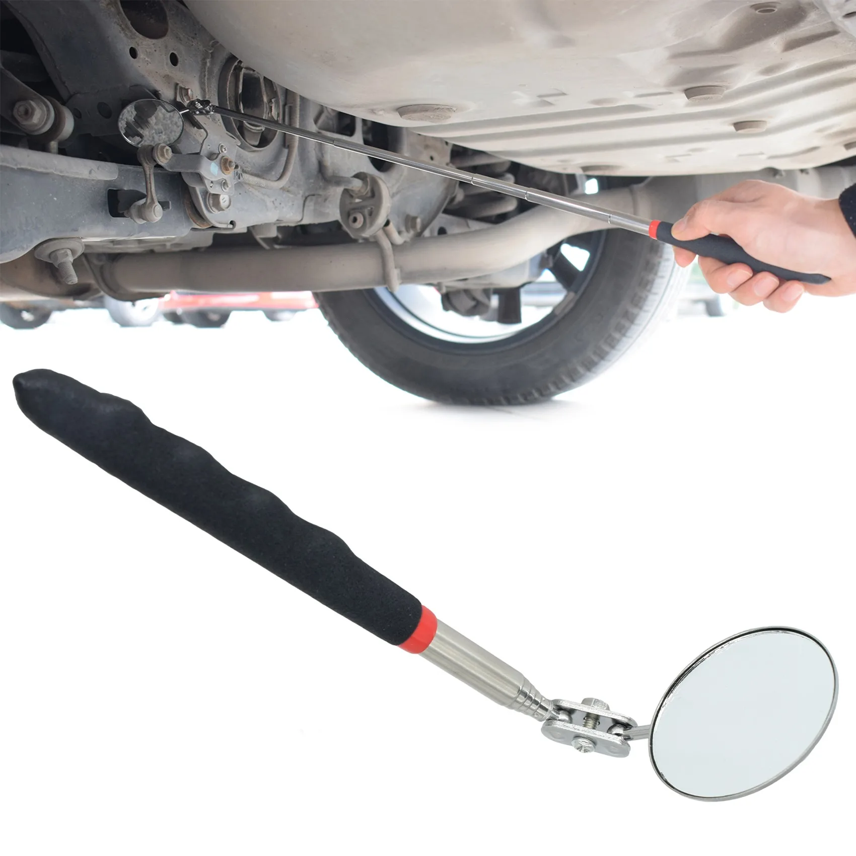 Telescopic Folding Under-Car Inspection Mirror Telescopic Folding Under-Car Inspection Mirror