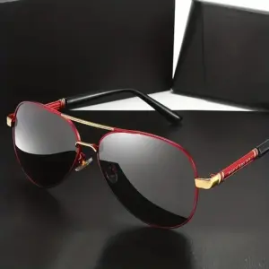 Men’s Polarized Sunglasses Metal Frame UV400 Sun Glasses