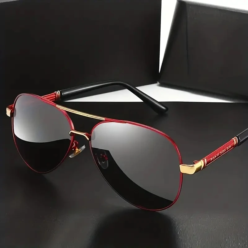 Men’s Polarized Sunglasses Metal Frame UV400 Sun Glasses Men’s Polarized Sunglasses Metal Frame UV400 Sun Glasses
