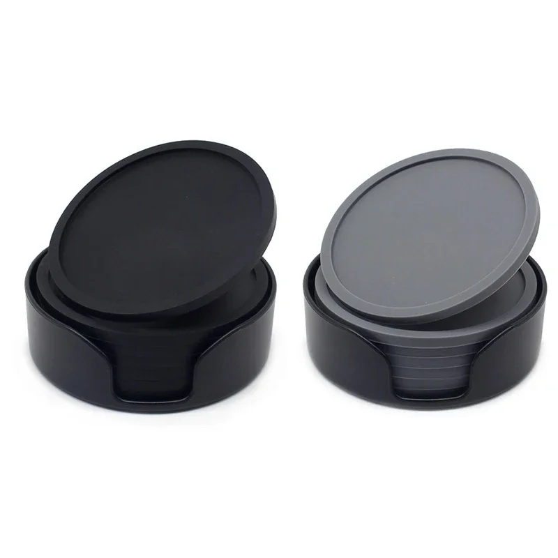 Silicone Drink Coasters Set of 6 – 10cm Round Silicone Drink Coasters Set of 6 – 10cm Round