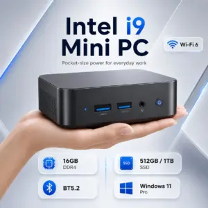 Mini Gaming PC Intel Core i9 Windows 11 Up to 32GB RAM